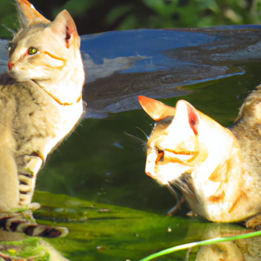 Sueños con gatos en el agua